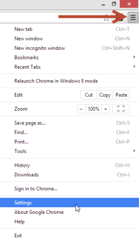 Chrome Browser Step 1